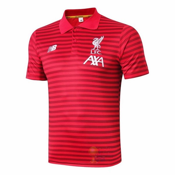 Calcio Maglie Polo Liverpool 2019 2020 Rosso Bianco