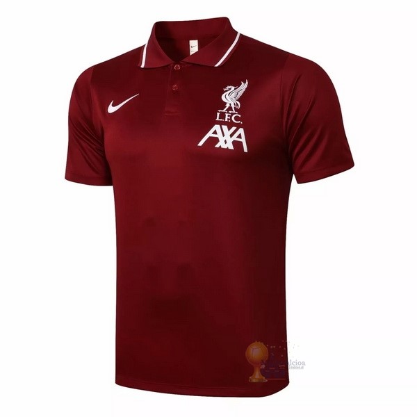Calcio Maglie Polo Liverpool 2020 2021 Borgogna