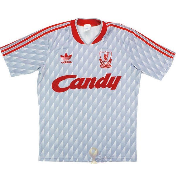 Calcio Maglie Away Maglia Liverpool Retro 1989 1990 Rosso