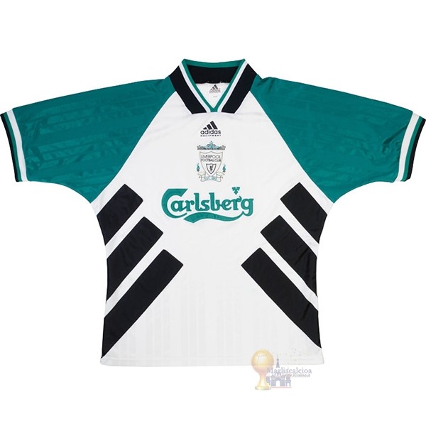 Calcio Maglie Away Maglia Liverpool Stile rétro 1993 1995 Verde