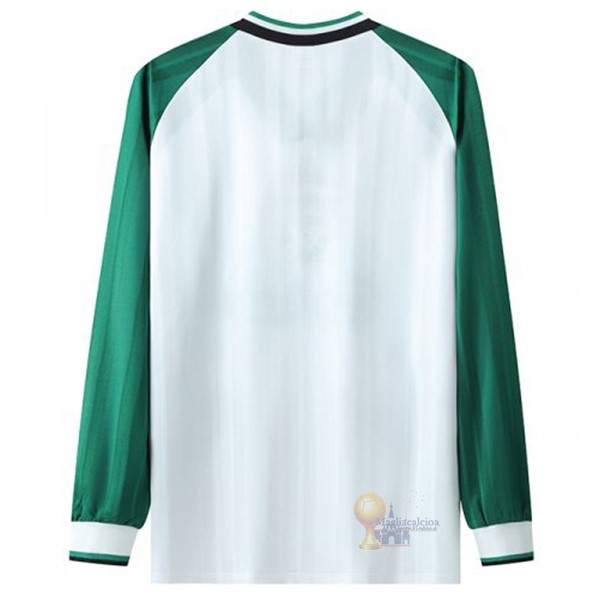 Calcio Maglie Away Manica lunga Liverpool Stile rétro 1993 1995 Bianco