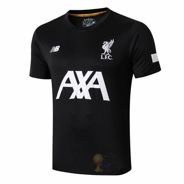 Calcio Maglie Formazione Liverpool 2019 2020 Nero Bianco
