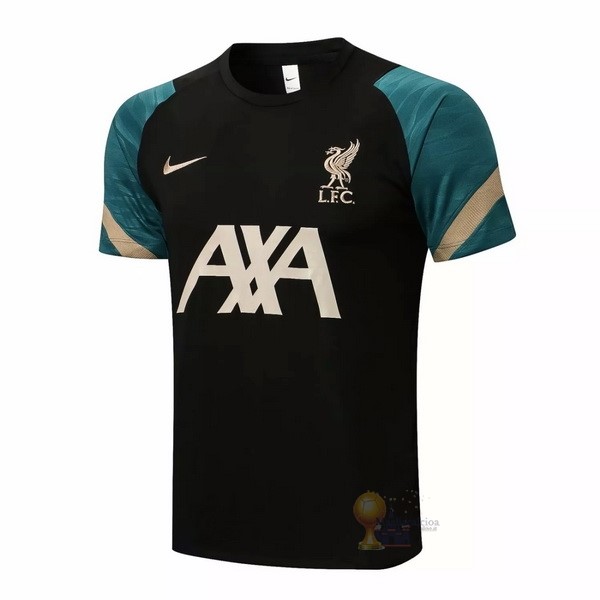 Calcio Maglie Formazione Liverpool 2021 2022 Nero Verde Giallo