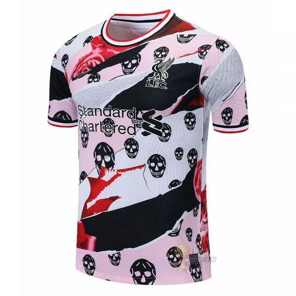 Calcio Maglie Formazione Liverpool 2021 2022 Rosa Nero