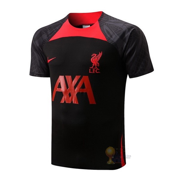 Calcio Maglie Formazione Liverpool 2022 2023 Nero I Rosso