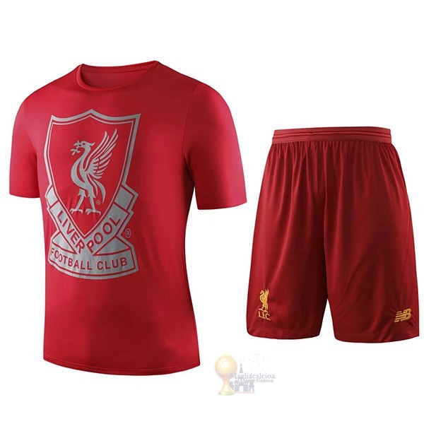 Calcio Maglie Formazione Set Completo Liverpool 2019 2020 Rosso