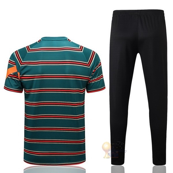 Calcio Maglie Formazione Set Completo Liverpool 2022 2023 Verde Arancione Nero