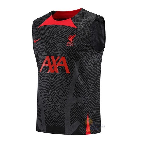 Calcio Maglie Formazione Sin Mangas Liverpool 2022 2023 Nero Rosso