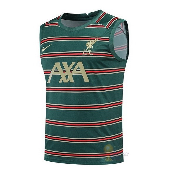Calcio Maglie Formazione Sin Mangas Liverpool 2022 2023 Verde