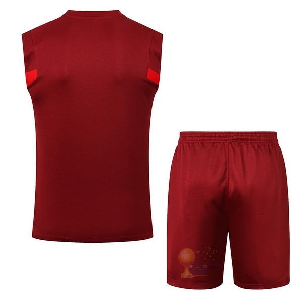 Calcio Maglie Formazione Sin Mangas Set Completo Liverpool 2021 2022 Rosso