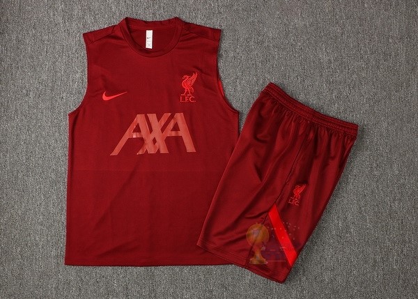 Calcio Maglie Formazione Sin Mangas Set Completo Liverpool 2021 2022 Rosso