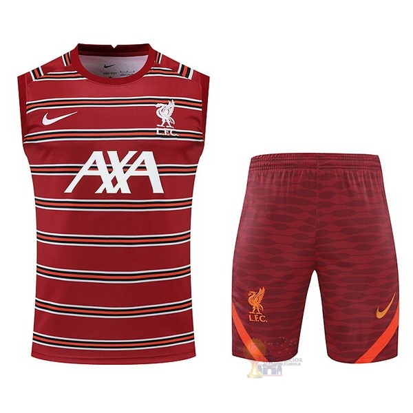 Calcio Maglie Formazione Sin Mangas Set Completo Liverpool 2022 2023 Rosso