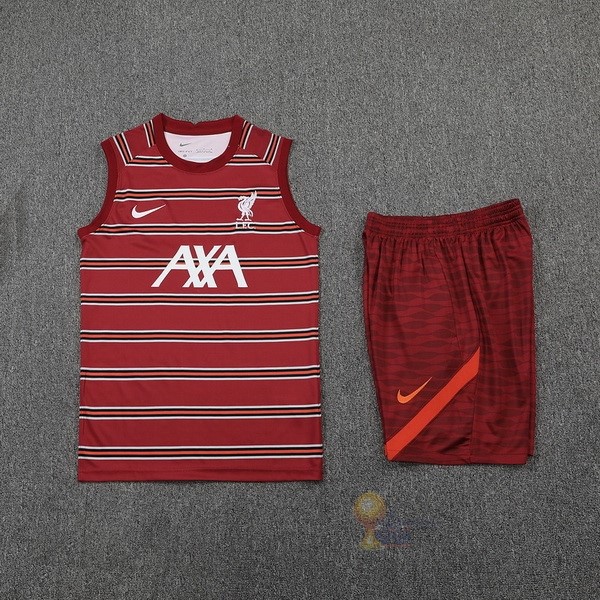Calcio Maglie Formazione Sin Mangas Set Completo Liverpool 2022 2023 Rosso