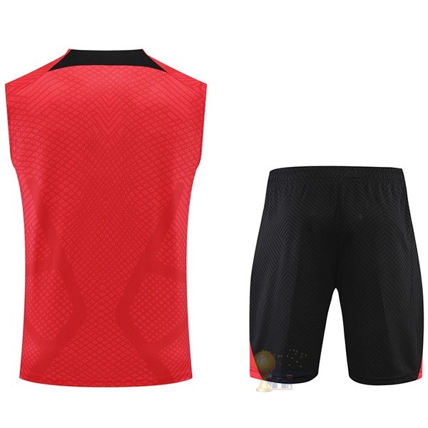 Calcio Maglie Formazione Sin Mangas Set Completo Liverpool 2022 2023 Rosso Nero