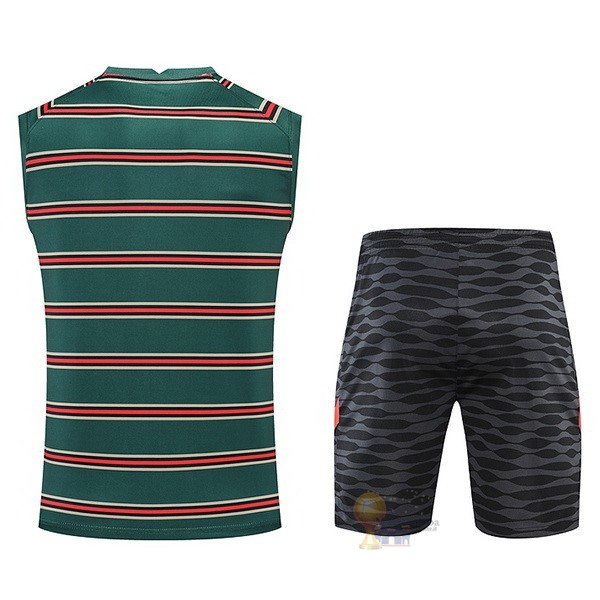 Calcio Maglie Formazione Sin Mangas Set Completo Liverpool 2022 2023 Verde Nero