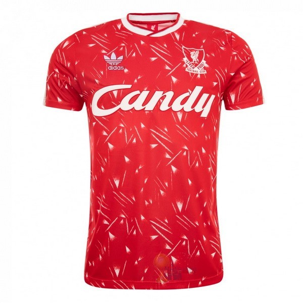 Calcio Maglie Home Maglia Liverpool Retro 1989 1990 Rosso