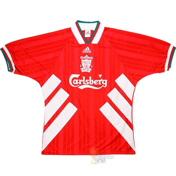 Calcio Maglie Home Maglia Liverpool Retro 1993 1995 Rosso