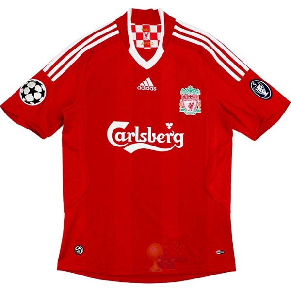 Calcio Maglie Home Maglia Liverpool Retro 2008 2010 Rosso