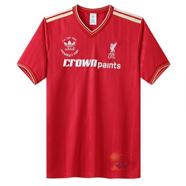 Calcio Maglie Home Maglia Liverpool Stile rétro 1985 1986 Rosso
