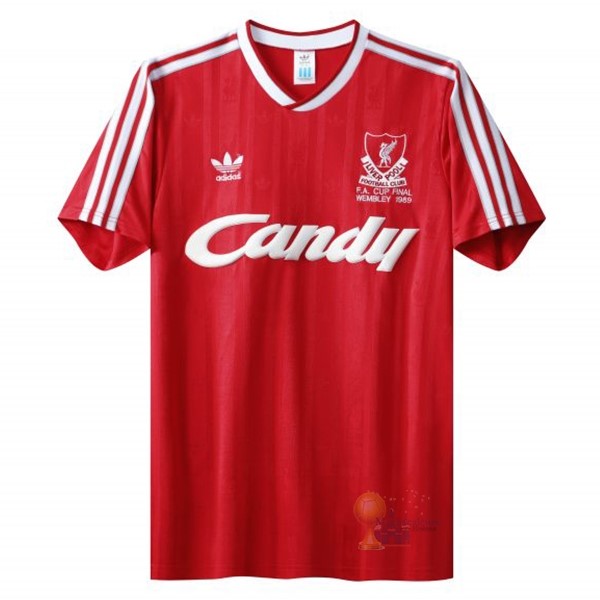 Calcio Maglie Home Maglia Liverpool Stile rétro 1988 1991 Rosso