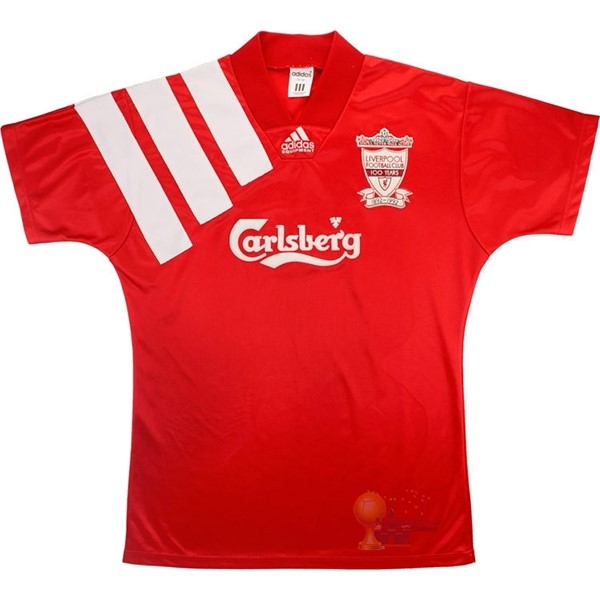 Calcio Maglie Home Maglia Liverpool Stile rétro 1992 1993 Rosso