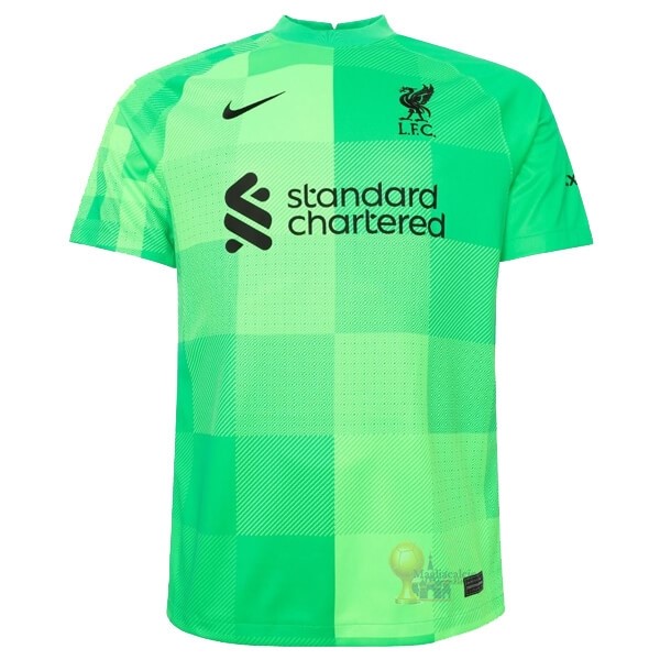 Calcio Maglie Home Maglia Portiere Liverpool 2021 2022 Verde