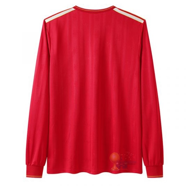 Calcio Maglie Home Manica lunga Liverpool Stile rétro 1985 1986 Rosso