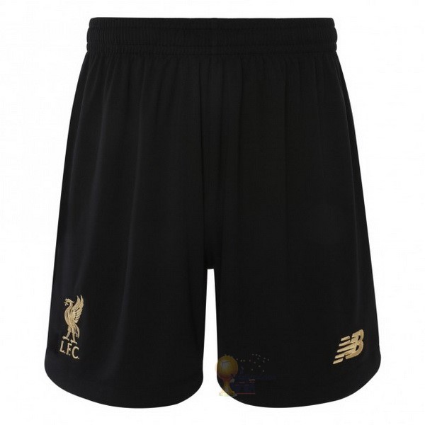 Calcio Maglie Home Pantaloni Portiere Liverpool 2019 2020 Nero