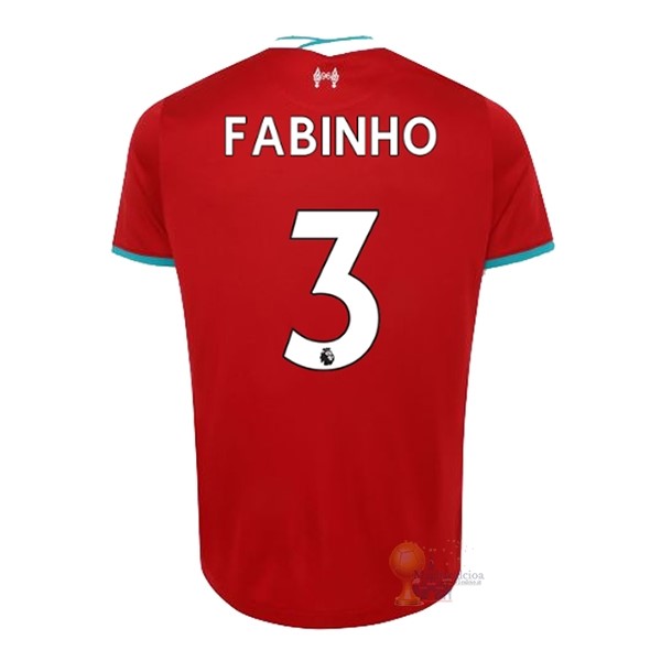 Calcio Maglie NO.3 Fabinho Home Maglia Liverpool 2020 2021 Rosso