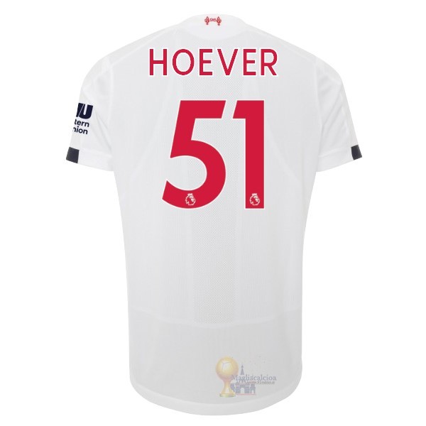 Calcio Maglie NO.51 Hoever Away Maglia Liverpool 2019 2020 Bianco