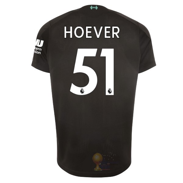 Calcio Maglie NO.51 Hoever Terza Maglia Liverpool 2019 2020 Nero