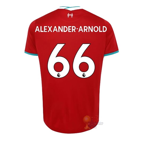 Calcio Maglie NO.66 Arnold Home Maglia Liverpool 2020 2021 Rosso