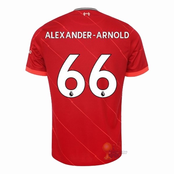 Calcio Maglie NO.66 Arnold Home Maglia Liverpool 2021 2022 Rosso