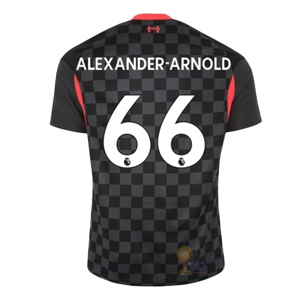 Calcio Maglie NO.66 Arnold Terza Maglia Liverpool 2020 2021 Nero