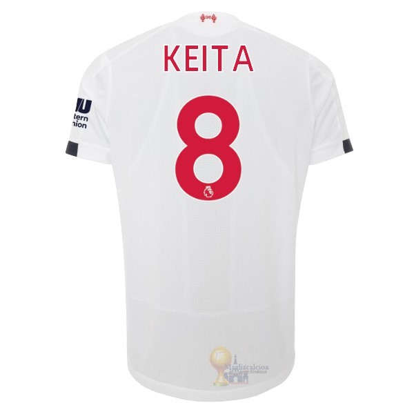 Calcio Maglie NO.8 Keita Away Maglia Liverpool 2019 2020 Bianco