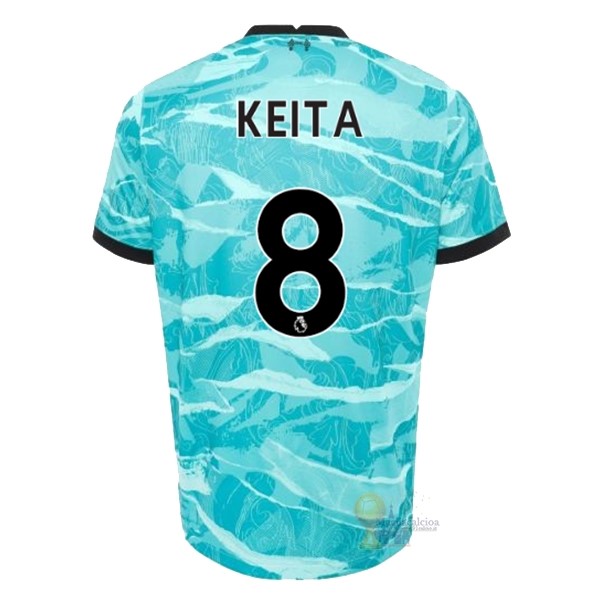 Calcio Maglie NO.8 Keita Away Maglia Liverpool 2020 2021 Blu