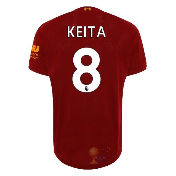 Calcio Maglie NO.8 Keita Home Maglia Liverpool 2019 2020 Rosso