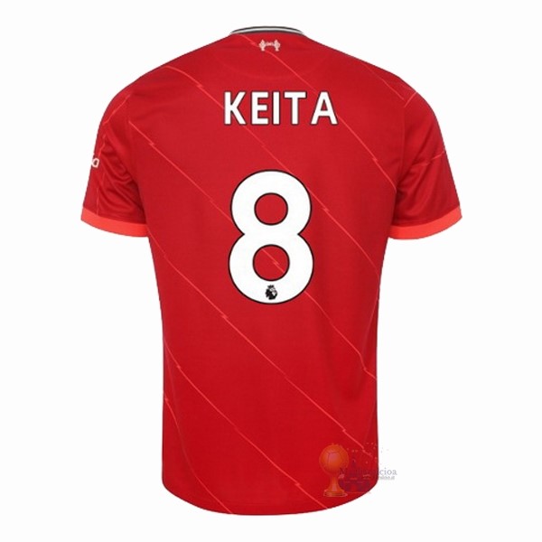 Calcio Maglie NO.8 Keita Home Maglia Liverpool 2021 2022 Rosso