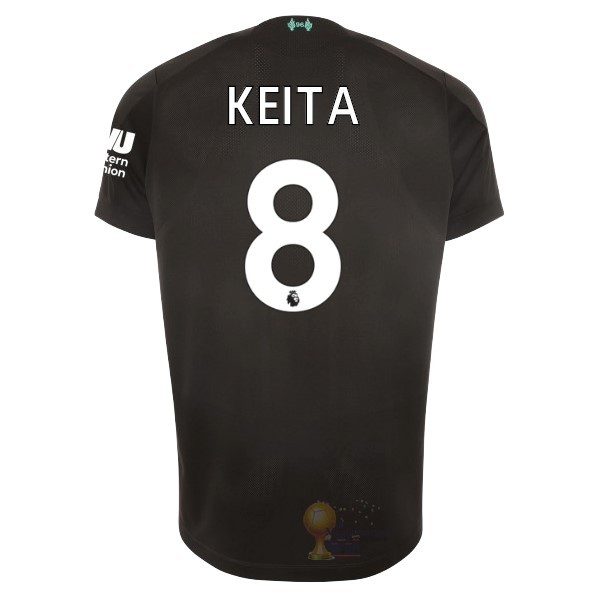 Calcio Maglie NO.8 Keita Terza Maglia Liverpool 2019 2020 Nero
