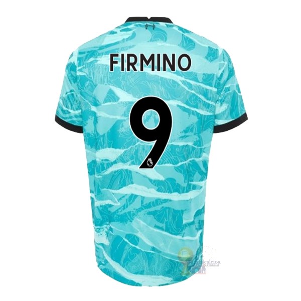 Calcio Maglie NO.9 Firmino Away Maglia Liverpool 2020 2021 Blu