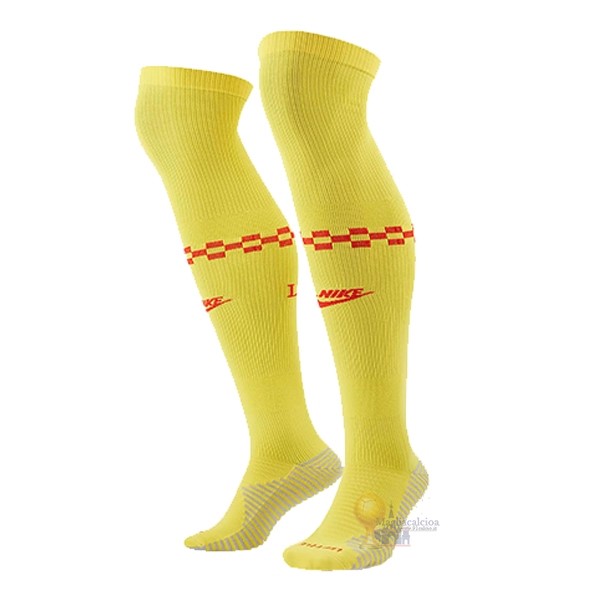 Calcio Maglie Terza Calzettoni Liverpool 2021 2022 Giallo