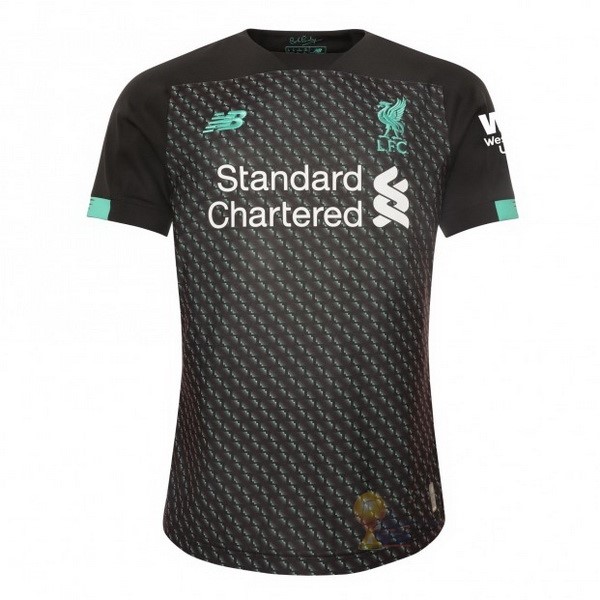 Calcio Maglie Terza Maglia Liverpool Stile rétro 2019 2020 Nero