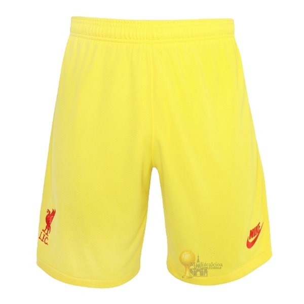 Calcio Maglie Terza Pantaloni Liverpool 2021 2022 Giallo