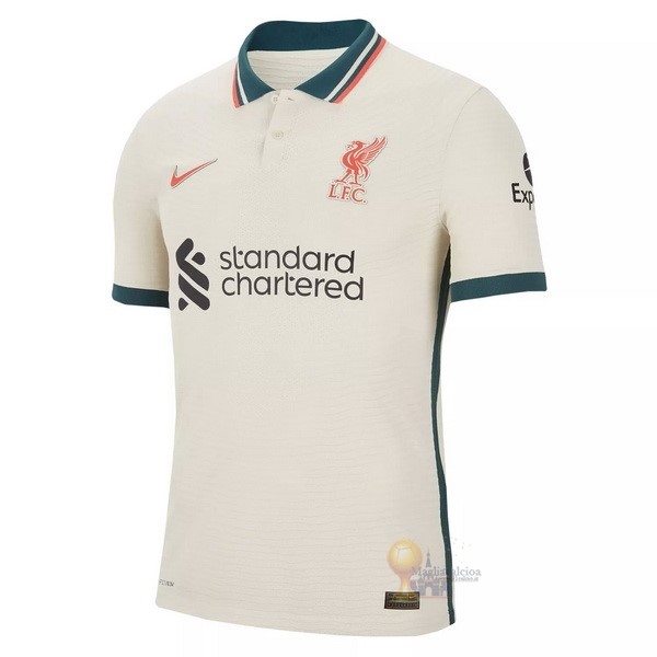 Calcio Maglie Thailandia Away Maglia Liverpool 2021 2022 Giallo