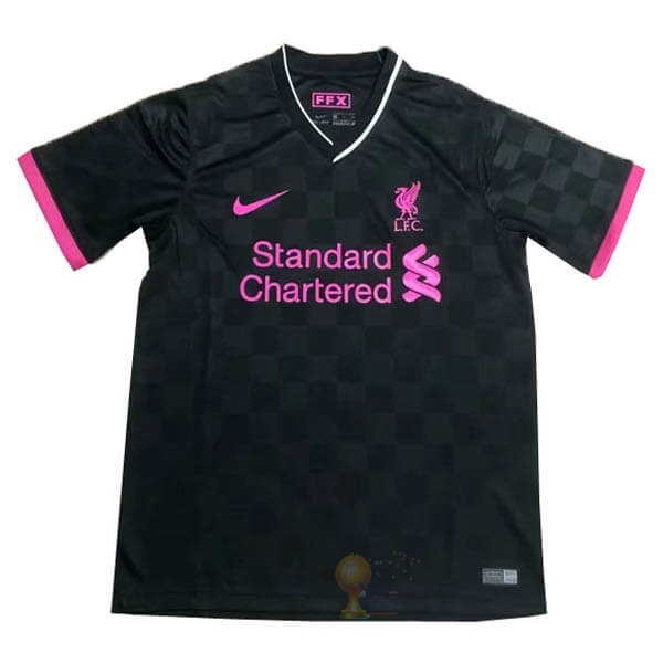 Calcio Maglie concetto Maglia Liverpool 2020 2021 Nero