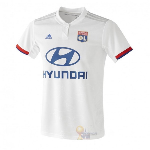 Calcio Maglie Home Maglia Lyonnais 2019 2020 Bianco