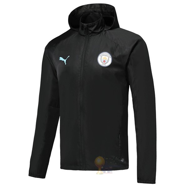 Calcio Maglie Giacca a vento Manchester City 2019 2020 Nero
