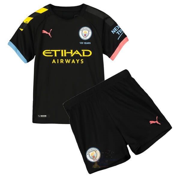 Calcio Maglie Away Conjunto De Bambino Manchester City 2019 2020 Nero