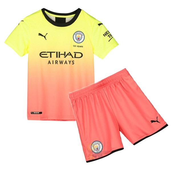 Calcio Maglie Terza Conjunto De Bambino Manchester City 2019 2020 Oroange