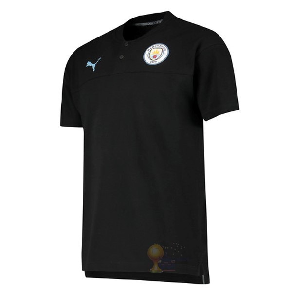 Calcio Maglie Polo Manchester City 2019 2020 Nero